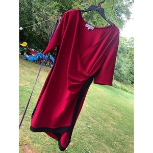 red evening gown dress in XL